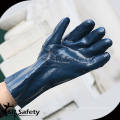 SRSAFETY Schwarze Nitril länger chemische Handschuhe Schutz / schwarze Sicherheit Nitril Arbeitshandschuhe